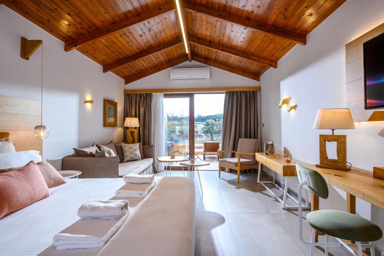 Platanias Theros Suite By Creta Paradise Йеранион Экстерьер фото