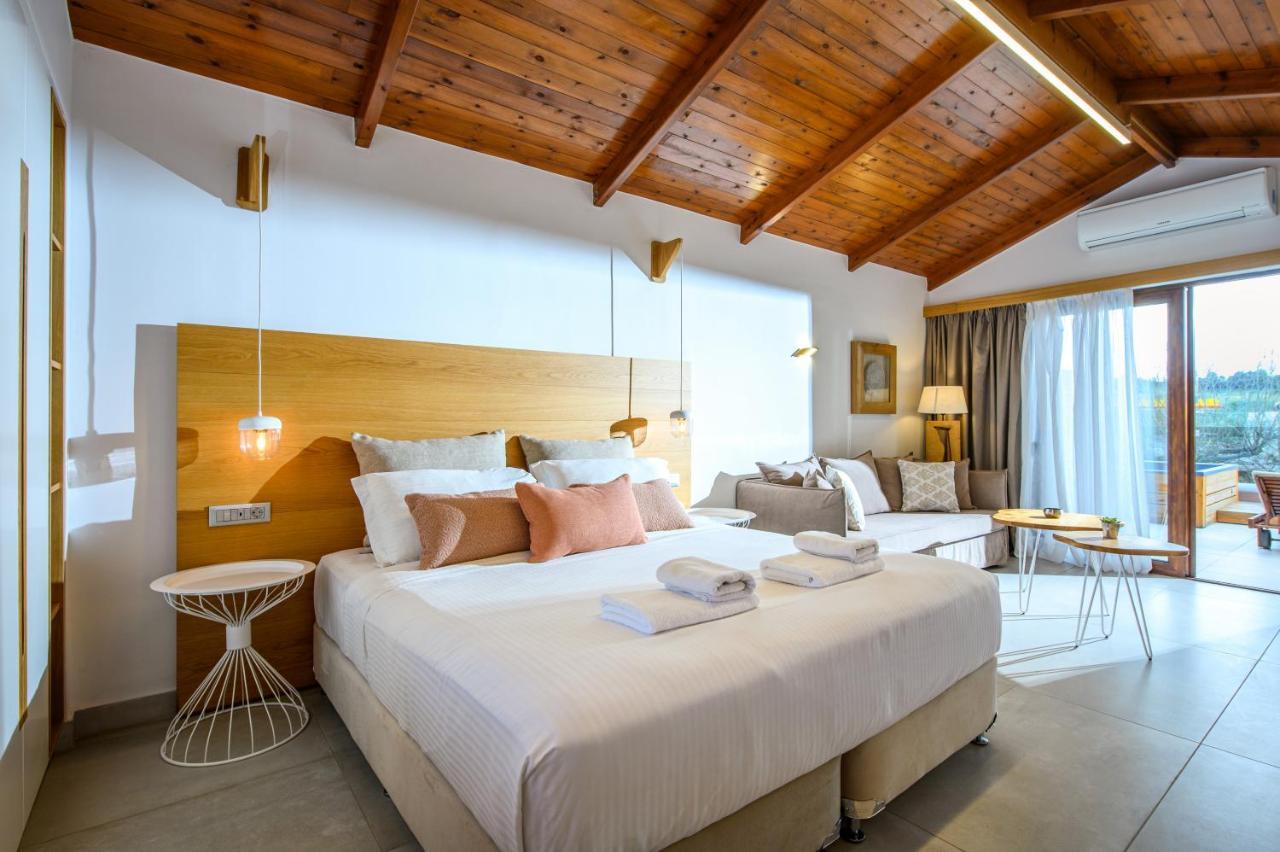 Platanias Theros Suite By Creta Paradise Йеранион Экстерьер фото